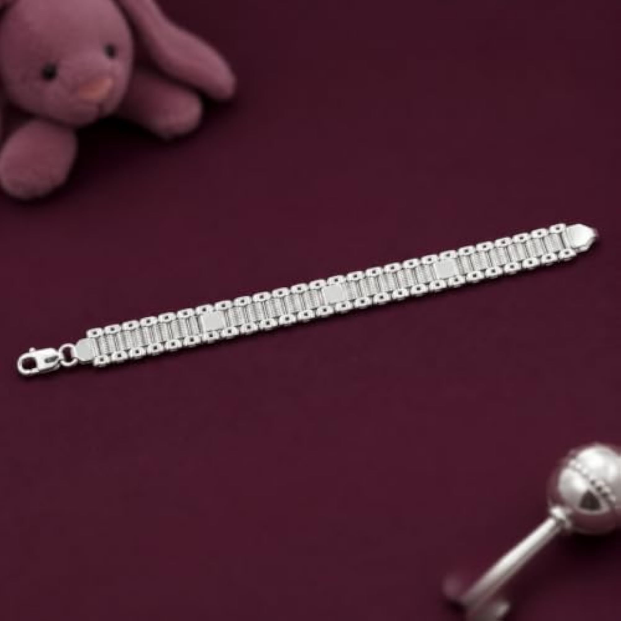 925 Sterling Link Wristlet Bracelet for Kids