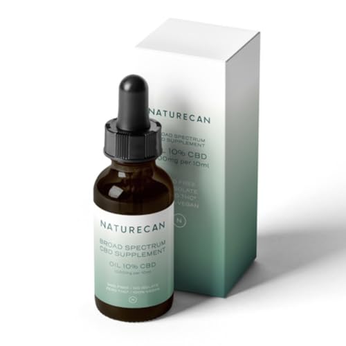 Naturecan 10% CBDオイル 10ml CBD1000mg 国内製造 サプリメント 健康食品 ブロードスペクトラム THCゼロ保証 ビーガン