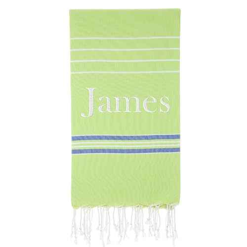 Cacala Turkish Beach Towel Quick Dry Prewashed for Soft Feel Extra Large Peshtemal for Bathroom, Travel, Pool and Swim, Paradise Series, 37 in x 70 in