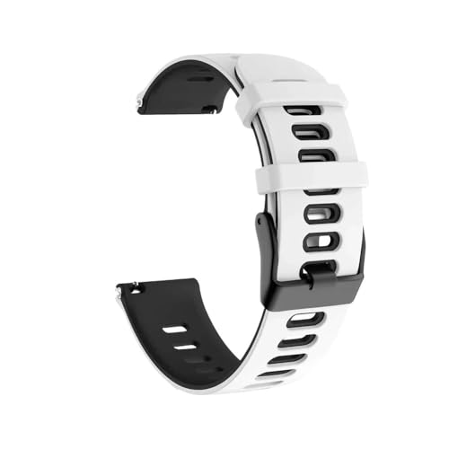 [SRMVRNKNNK] Fit For Xiaomi S1 Active�u���X���b�gCorrea���X�g�o���h�x���g�ɓK������J���[�X�g���b�v�V���R���E�H�b�`�o���h(White black,Watch Color 2)
