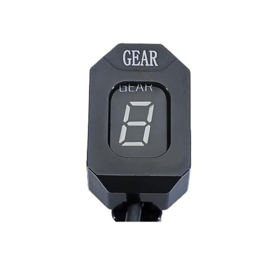 Indicateur de vitesse numérique pour moto 1-6 et support compteur levier vitesse