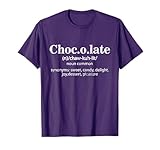 Chocolate Definition Funny Lover Eater Graphic T-Shirt