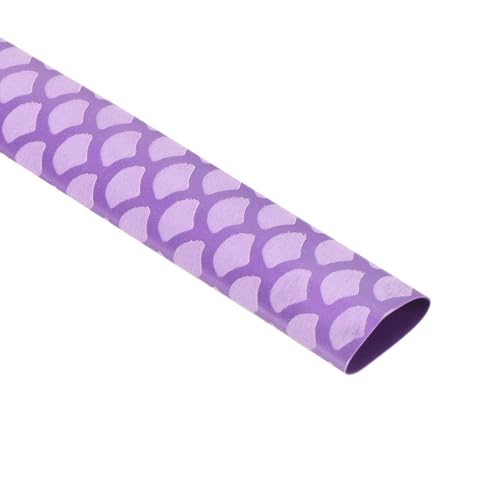 Tubo termorretráctil antideslizante morado para empuñaduras de caña