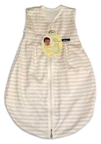 Alvi Mäxchen light Sommer Schlafsack Blockstreifen beige