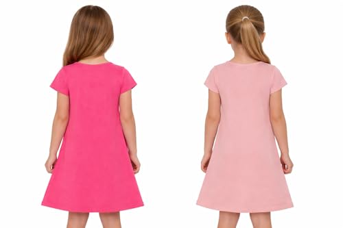 Image of Mahi Fashion Girls Dress Summer Wear Top Pure Cotton (Pack of 2)