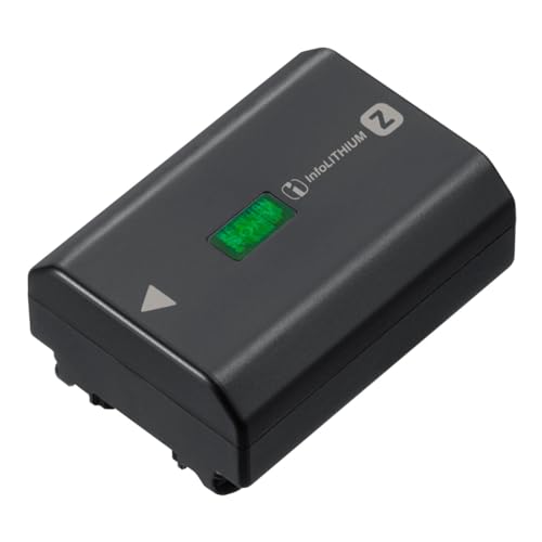 Sony NP-FZ100 Z-Series Rechargeable Camera Battery with 2280mAh High-Capacity Alpha Cameras A7 III, A7 IV, A7R III/IV/V, A7S III, A9/II/III, A1, A6600, A6700, A7C/II/CR, ZV-E1, and FX3/FX30