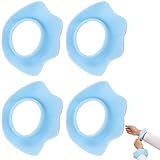 洗顔 リストバンド シリコン、 顔を洗うための2ペアリストバンドの水を洗浄する女性のために腕をこぼすこと