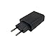 Watio Wave USB-Ladegerät, 2 Anschlüsse, 2,4 A Ausgang, Schwarz, kompakt und leicht für den täglichen Gebrauch