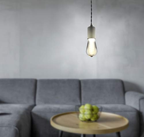 Eglo Dimmable E27 LED, vintage spiral filament light bulb, piston-shaped Edison lamp for retro lighting 4 watt, 100 lumen - Image 3