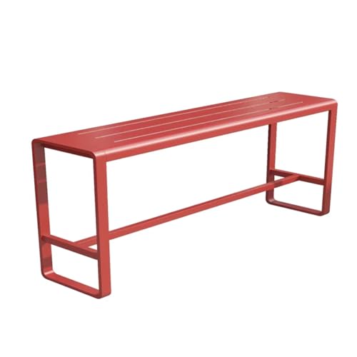 Mesas Altas de Bars Mesa de Bars de Hierro Forjado para Exteriores Impermeable y Resistente Al Sol Robusta y Resistente Barra Bari para Salón, Comedor, Bari(Red,100x40x105cm)