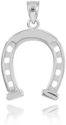 Sterling Silver Lucky Charm Horseshoe Pendant