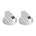 Produktbild 2stk 6mm Gasherd Knöpfe universal Zink Legierung Küche Herd Drehknopf Locks Ofen Schalter Kochfläche Control
