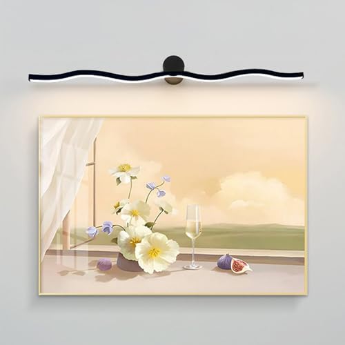 Iluminación de pared moderna para pasillo y dormitorio que resalta cuadros con luz LED blanca 4