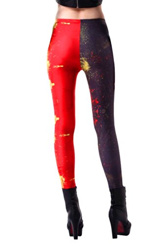 Amour - inspirado en un Soldado Imperial celebridad de la hora de aventuras impresión Digital de pantalones de ID cliente Filial Leggings medias de O/S (03-de Bélgica)