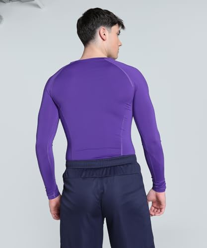 PUMA Herren Liga Baselayer Tee Ls Shirt, Prism Violet, L EU – Ansicht 4
