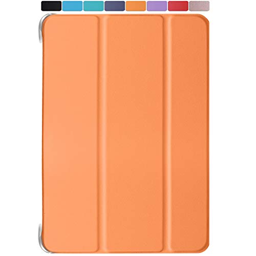 Image of DuraSafe Cases iPad 7th 8th 9th Gen 2019 /2020 / 2021-10.2 Inch [ iPad 9 8 7 ] MW762HN /A MW742HN /A MYLC2HN /A MYL92HN /A MYLA2HN /A MK2K3HN /A MK2L3HN /A Adjustable Stand Feature Flip Case - Orange