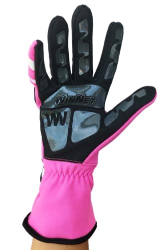 WinNet Guanti guantini per Go-Kart da bimbo bambino per mini Go Kart karting corsa sportivi traspiranti non Omologati