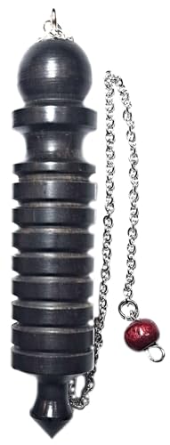 Péndulo de madera fabricado en madera de EBANO de nombre ISIS altura 9cm. Diámetro 2cm. Peso 20g.