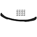 New Universal Front Bumper Add on Lip Flat Splitter Chin Spoiler Plate Under Panel JDM Style Polypropylene Black