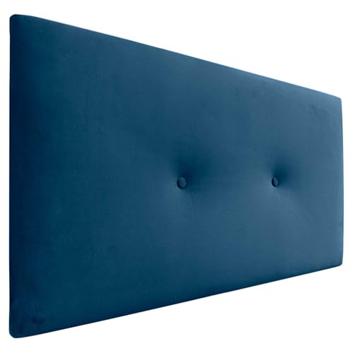 DHOME Cabecero de Terciopelo Liso con Botones