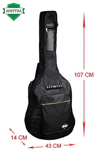 ADEPTNA Étui de transport rembourrée et résistante pour guitare acoustique classique, étui entièrement étanche… - Les Beatles, Paul McCartney, John Lennon, RIngo Starr, George Harrison ADEPTNA Étui de transport rembourrée et résistante pour guitare acoustique classique, étui entièrement étanche… – Image 3
