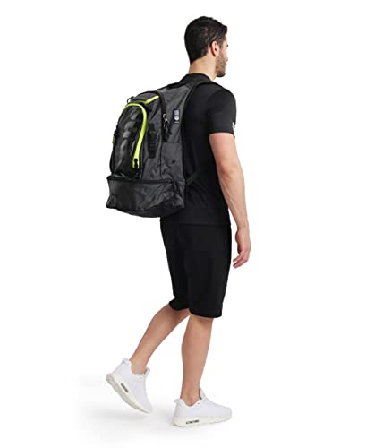 Miniatura 8 de Arena Fastpack 3.0 Bolsa Deportiva Para Natación, Playa, Gimnasio Y Deporte, Bolsa De Viaje De Tejido Hidrófugo Con Tirantes Acolchados, Compartimento Para Zapatos Y Ropa Mojada, 40 L