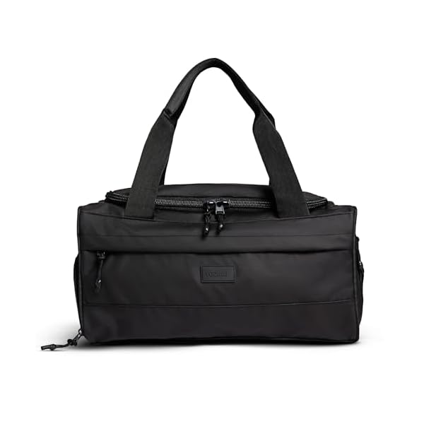 Vooray Boost Small Gym Bag for Women and Men, 23L, Matte Black