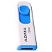 ADATA C008 32GB USB 2.0 Retractable Capless Flash Drive, White (AC008-32G-RWE)