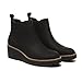 Athlefit Women's Chelsea Wedge Boots Elastic Platform Lug Sole Slip on Wedge Ankle Black Booties Size 8.5