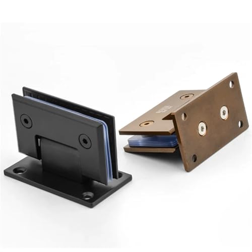 Charnière de porte en verre pliable pour optimiser l'espace douche - 5