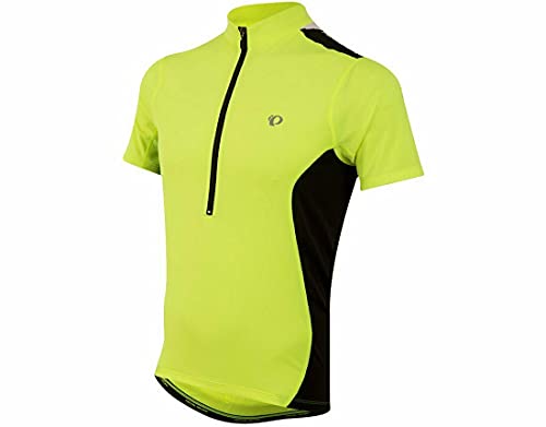 PEARL IZUMI Men's Ride Select Short Sleeve Quest Jersey, Screaming Yellow/Black, Medium