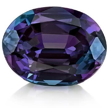 DENMOUS Lab�F��14.25 Ratti Alexandrite Stone �I���W�i���F�薢���M���������[�X�W�F���X�g�[��-B0C19KP4-00