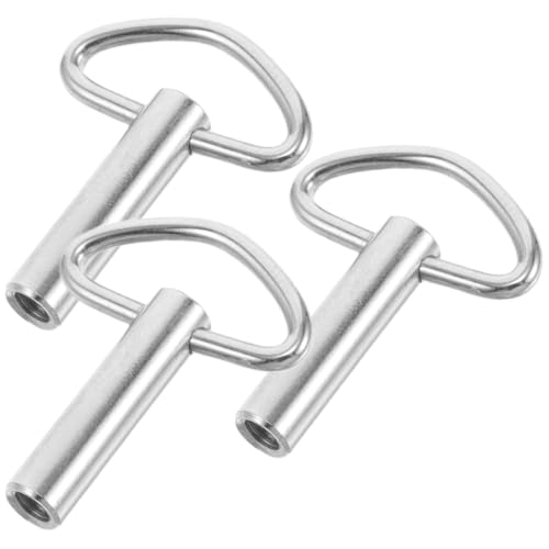 Kisangel 3Pcs Metal Winding Key, Music Box Clockwork Replacement Accessories for DIY Music Box Wind Up Mechanism Repair