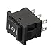 Rocker Switch On/Off 6 Pin 3 Way 21 x 15 mm 3A 250V Rectangular Electrical Switch for DIY Projects and Industrial Equipment