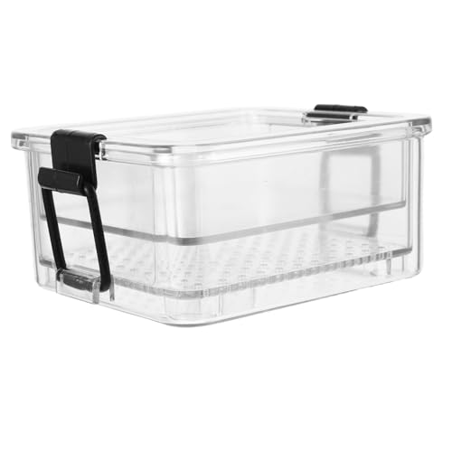 ARTSEWPLY 豆腐プレス器 透明プラスチック製 滑り止め付き 豆腐水切り器 頑丈な