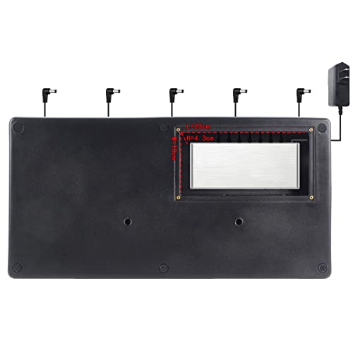 Dynwave Universal portátil fácil de resistente durável estável placa de pedal de efeito de guitarra