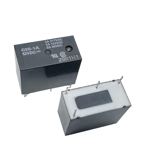 Relais 12VDC G5S-1A isolation électrique optimale et commutation rapide 4 pins