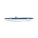 Pelican Sentinel 80x - Sit-on-top Kayak - Recreational One Person Kayak - 8ft - Fade Deep Blue White