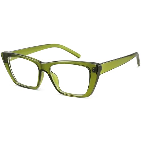 WOWSUN Vintage Cat Eye Frames Eyeglasses for Women
