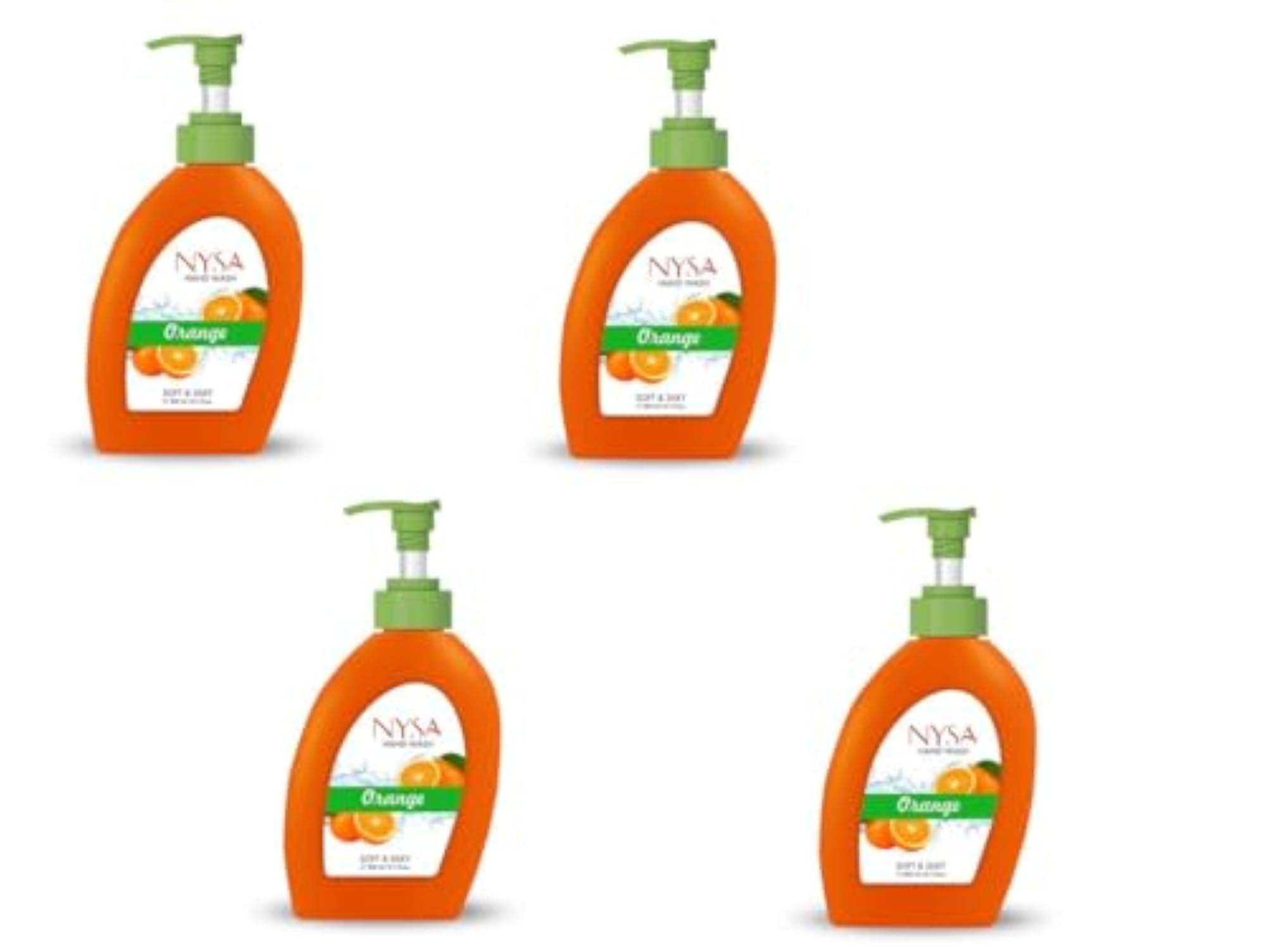 Orange Handwash, 300 Ml Pack Of 4