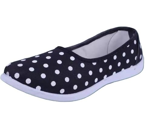 Comfortable Casual Slip-On Flats for Women with Soft Base for Long Hours of Use 13 Navy BOL-image-40