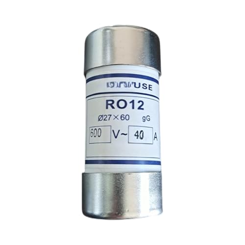 Fusible cylindrique RO12 40A pour remplacer une cartouche défectueuse 27x60 600V