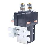 ZJWH Heavy Duty DC Contactor, 100A/200A/400A, 12-72V, Normally Open/Close Switch, Black, for Car System, Electromobile (ZJWH100A 12V)