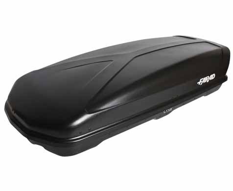 Farad Box Auto da Tetto 480 LT Nero Satinato Linea Koral