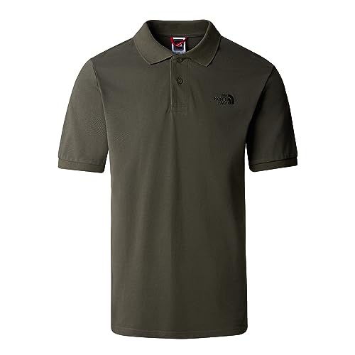 The North Face LOGOWEAR Polo Piquet para Hombre, Hombre, Verde (New Taupe Green), S