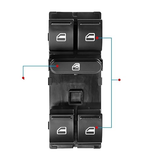 Commande lève-vitre électrique VW pour Golf Jetta Tiguan Caddy - 3