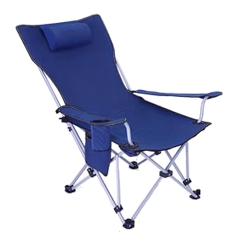 アウトドア折りたたみ椅子 キャンプチェア アウトドア 折りたたみ ラウンジ レジャー ポータブル 超軽量 釣り ランチ休憩 背もたれ ビーチ 軽量 フェスティバルキャンプの必需品(Starry Blue,A)