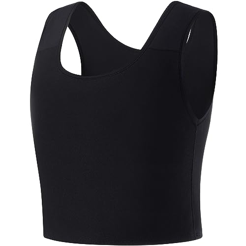 Trans Chest Binder Transgender FTM Cosplay Breathable Half Breast Binder Tank Top