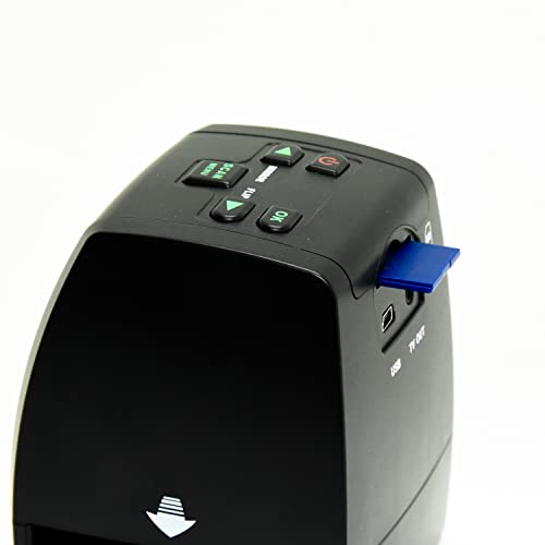 CABIN コンパクト フィルムスキャナー ネガ デジタル化 35mm/110/126/スーパー8フィルム対応 約1400万画素 ネガ・ポジ対応 モニタ付 SD保存 A-CFS-N14 ブラック