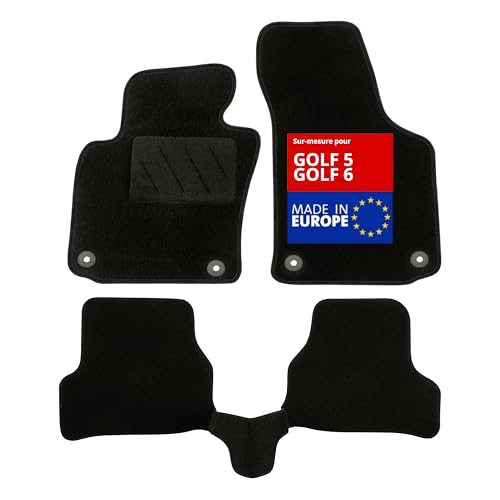 Tapis de sol voiture antidérapant sur mesure pour Volkswagen Golf 6
